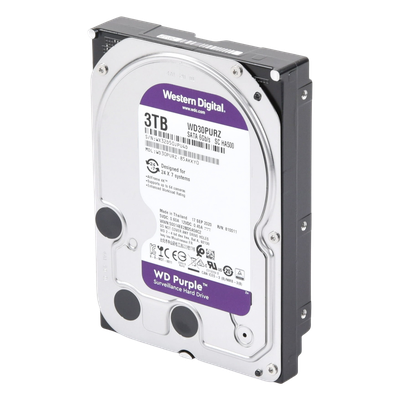 WD30PURZ - Disco Duro PURPLE de 3TB / 3 AÑOS DE GARANTÍA / Para Videovigilancia