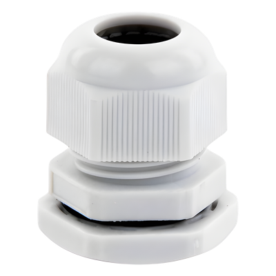 TXG-PG-16 - Conector Plástico Gris Tipo Glándula para Cable de 10 a 14 mm de Diámetro.