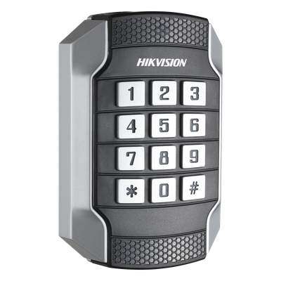 DS-K1104MK - Hikvision Lector de Tarjetas MIFARE y Contraseñas / Wiegand W26-W34 / RS-485 DS-K1104MK