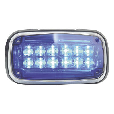 XT1885B - Luz de Advertencia LED / 12 LEDs / 11 Patrones de Destello / IP67 / 12-30 VCC / 170 x 134 x 64.5 mm