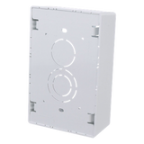 JBX3510WH-A - Caja de Pared Superficial, Uso Universal con Placas de Pared, con Cinta Adhesiva, Color Blanco