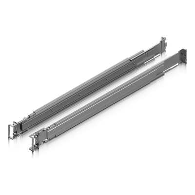 UACC-RACK-RAILS-SLIDE - Rieles Deslizantes para Rack / Ajustables 600-1066 mm (23.6-42 in) / Capacidad 70 kg (154 lb) / Instalación sin Herramientas / Acero SPCC / EIA-310