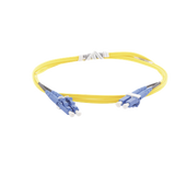 F92ERLNLNSNM001 - Jumper de Fibra Óptica / Monomodo OS2 9/125 / LC-LC Duplex / OFNR Riser / 1 m (3.28 ft) / Amarillo