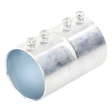 JU-PD-112-COP - Cople 1 1/2" (38mm) con tornillo pared delgada galvanizado etiqueta verde