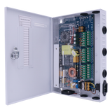XP18DC20HD - Fuente de Poder CCTV / 18 Canales / 20 A / 200 W / Voltaje Ajustable 11-15 VCC / Filtro de Ruido por Canal / Operación -20°C a 70°C
