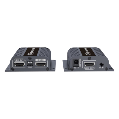 TT372EDID - Kit Extensor HDMI para distancias de 50 metros / Soporta resoluciones 720 y 1080P @ 60 Hz / Cat 6, 6a y 7 / Salida Loop en el Tx para visualización local /  Configuración EDID / Soporta control remoto del equipo fuente / Alimente solo el Tx