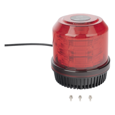 XLTE2365R - Burbuja de señalización / 12 LEDs rojos / 10-30 VDC / IP66 / 115x126 mm / 24W / Montaje fijo