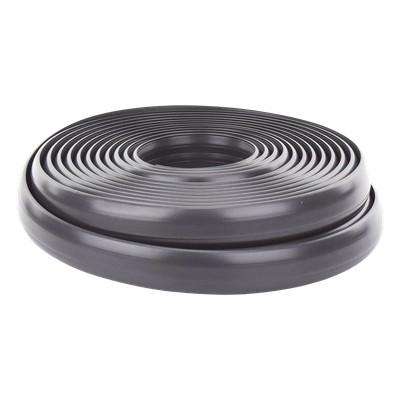 FLEXIDUCTHO-BK-25 - Thorsman Canaleta Flexible para Piso / Media Caña / Área 305 mm² FLEXIDUCTHO-BK-25