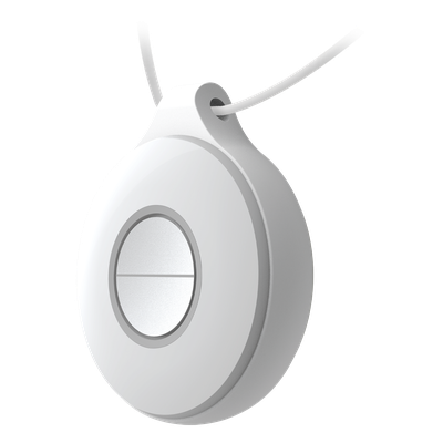DS-PDEBP2-EG2-WB - Hikvision Botón de Pánico Doble / Inalámbrico Portátil / IP54 DS-PDEBP2-EG2-WB