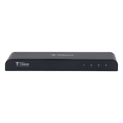 TT-314-PRO - Divisor (Splitter) HDMI 4K de 1 Entrada a 4 Salidas (Simultaneas) / Soporta 4K×2K / Soporta hasta 4 equipos con conexión en Cascada / HDMI 3D  / HDR / HDMI 1.4 /  HDCP 1.4  / Audio PCM / Longitud del cable de entrada ≤30m y salida ≤25m.