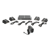 TT714PRO - Kit Divisor y Extensor HDMI (Extender Splitter)  / Divide 1 Fuente HDMI a 4 Pantallas / Extiende la señal HDMI hasta 40 m / Resolución 1080P @ 60 Hz / Cat 6/6a/7 / Cero Latencia / Salida Loop en el Tx / IR / Alimente solo el Tx (PoC).