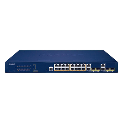 GS-4210-16P4C - Planet Switch Administrable PoE+ / 16 Puertos Gigabit / 4 SFP GS-4210-16P4C