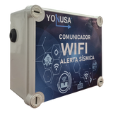 YAS-WIFI - Comunicador WiFi para Alerta Sísmica / 2.4 GHz / 802.11 b/g/n / 2 Salidas de Contacto Seco / 12 VCD