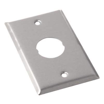 IAEFP1 - Panduit Placa de Pared Industrial / 1 Puerto / Acero Inoxidable IAEFP1