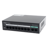 RG-ES110FG-P - Ruijie Switch PoE+ No Administrable / 8 Puertos PoE+ 10/100 / 2 Uplinks Gigabit RG-ES110FG-P