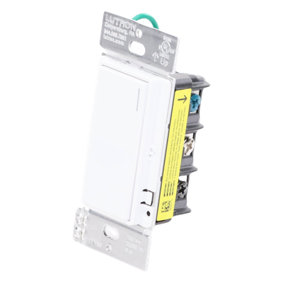 RRST8ANSWH - Lutron Radiora 3 Apagador Electrónico / 8 A Iluminación / 1/4 HP Motor RRST8ANSWH