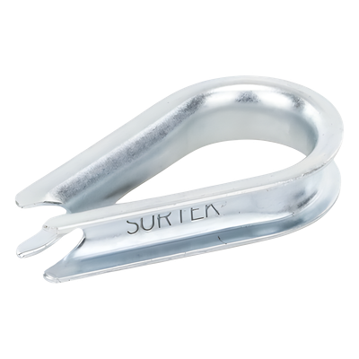 CUELLO-14LS - Surtek Guardacabos/cuello 1/4" acero con electro galvanizado. CUELLO-14LS