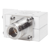 IS-B50LN-C2 - Protector Coaxial RF / 125-1000 MHz / 50 Ω / Conectores N Hembra / Bloqueo DC / 40 kA
