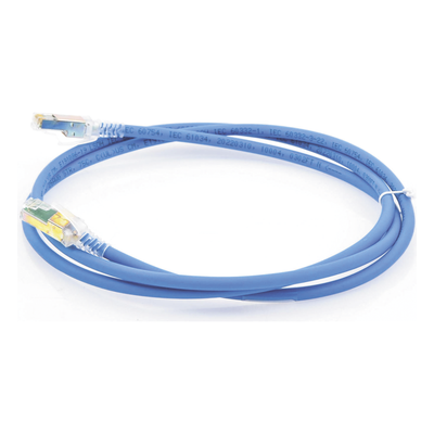ZM6A-05-06B - Patch Cord Cat6A UTP / CM / 1.52 m (5 ft) / Doble Aislamiento / 7.37 mm OD / Azul