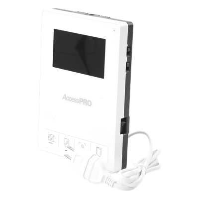 TVPRO-400-MW - Monitor LCD Adicional / Pantalla 4.3 Pulgadas / Control Touch / Comunicación Bidireccional / Apertura de Puerta / Alimentación 110-240 VCA
