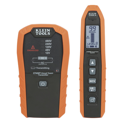 ET-450 - Klein Tools Kit Rastreador de Cables / Circuitos Energizados y No Energizados / 12V-480V AC/DC