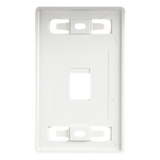 MX-FP-S-01-02B - Siemon Placa de Pared Modular / 1 Salida / Color Blanco MX-FP-S-01-02B