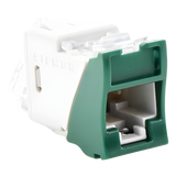 U6-H07NS - Jack RJ45 / Categoría 6 / UTP / Montaje Híbrido Plano o Angulado / Terminación 110 / Rango -10 a 60 °C