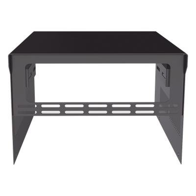 SRX21U - Epcom Industrial Gabinete de acero en color negro, para usar como base con radio aéreo IC-A120