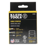 450-003 - Klein Tools Grapas para cable / Aislamiento plástico UL / 300 piezas 450-003
