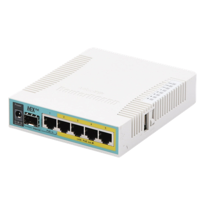 RB960PGS - Mikrotik hEX PoE router Blanco