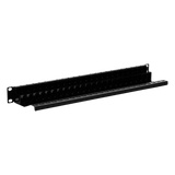 Z-PNL-24E - Patch Panel / 24 Puertos / Modular Vacío / Plano / 1UR / Cat 6A Blindado / Acero Negro