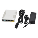 RB260GSP - Mikrotik Switch PoE pasivo / 5 puertos Gigabit + 1 SFP / 11-30V RB260GSP