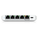 USW-FLEX-2.5G-5 - Switch administrable / 5 puertos 2.5G / PoE o USB-C / 25 Gbps / Compacto 4.6 x 3.5 x 0.8'