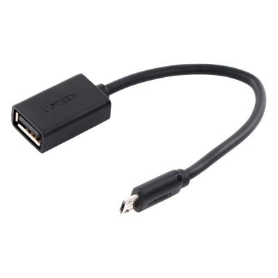 10396 - Ugreen 10396 cable USB USB 2.0 0,12 m USB A Micro-USB B 0,48 Gbit/s Negro