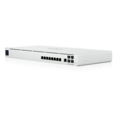 UISP-R-PRO - Router para ISP / 9 Puertos GbE RJ45 / 4 Puertos 10G SFP+ / Switch Capa 2 / NAT 9.5 Gbps / Pantalla Táctil 1.3" / Montaje en Rack