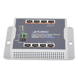 WGS-804HP - Switch Industrial No Administrable / 8 Puertos Gigabit / 4 Puertos PoE+ 802.3at / 120 W / Montaje Múltiple / Alimentación Dual con Failover