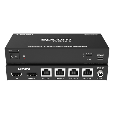 EPC-SPB14E70 - Epcom EPC-SPB14E70 extensor audio/video Transmisor y receptor de señales AV Negro
