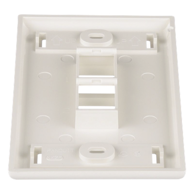 NK2FIWY - Panduit Placa de Pared Vertical / 2 Puertos Keystone / Espacios para Etiquetas NK2FIWY