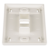 NK2FIWY - Panduit Placa de Pared Vertical / 2 Puertos Keystone / Espacios para Etiquetas NK2FIWY