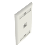 NK1FIWY - Placa de Pared Vertical / 1 Puerto Keystone / 69.8 x 114.3 mm / Blanco Mate