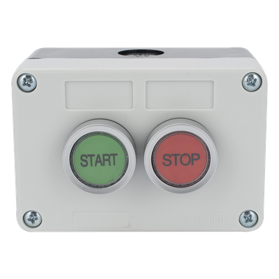 XBS-SW-21 - Botonera de Control / IP40 / 24 VCD / 106 x 72 x 58 mm / 4.17 x 2.83 x 2.28 in / Start-Stop / NO