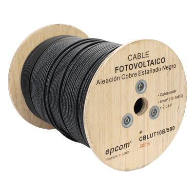 CBL-UT-10B/500 - Epcom Powerline Cable Fotovoltaico / 6 mm² (10 AWG) / 2000V CBL-UT-10B/500