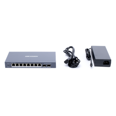 DS-3E1510P-SI - Hikvision Switch Administrable PoE+ / 8 Puertos Gigabit / 2 SFP DS-3E1510P-SI