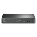 TLSF1008LP - Switch PoE No Administrable / 8 puertos 10/100 Mbps / 4 puertos PoE 802.3af / Presupuesto 41 W / Extensión PoE hasta 250 m / 0.56 x 0.32 x 0.09 pies