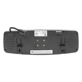 EC4210BK - Sistema alámbrico de reversa con cámara y monitor de 4.3 pulgadas, Incluye cámara para placa de  170°