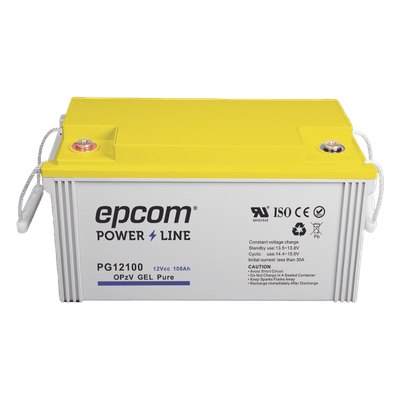 PG12100 - Epcom Powerline Batería de Gel OPzV / 12 V / 100 Ah PG12100