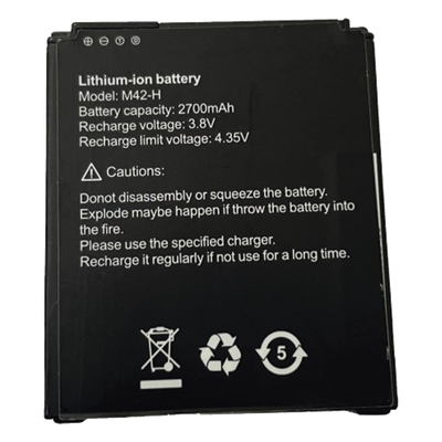 XMRX8BATTERY - Batería de respaldo / 3.8 VCC / 2700 mAh / 42x50x12 mm / Carga 4.35 VCC