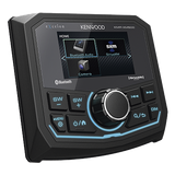 KMR-XM500 - Estéreo marino sumergible IP66, con pantalla de 2.7 pulgadas, conexión Bluetooth, iluminación multicolor variable, con entrada USB