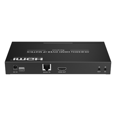TTMOIPRX - Receptor HDMI sobre IP / 4K60 Hz / 120 m / 18 Gbps / Videowall / 393 ft