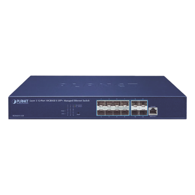 XGS-6311-12X - Switch Administrable Capa 3 / 12 Puertos SFP+ 10G / CPU MIPS 800 MHz / 1U Rack / 30.2W